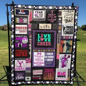 Live Love Cheer Quilt Blanket Lv01  Quilt